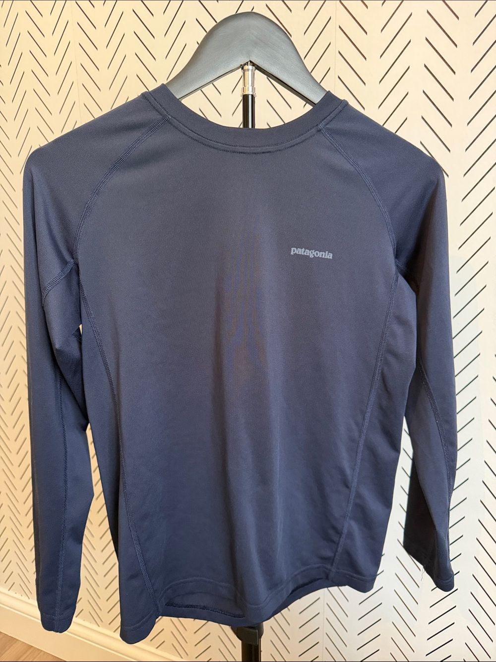 Patagonia Men’s Crewneck Performance Sweater - Navy